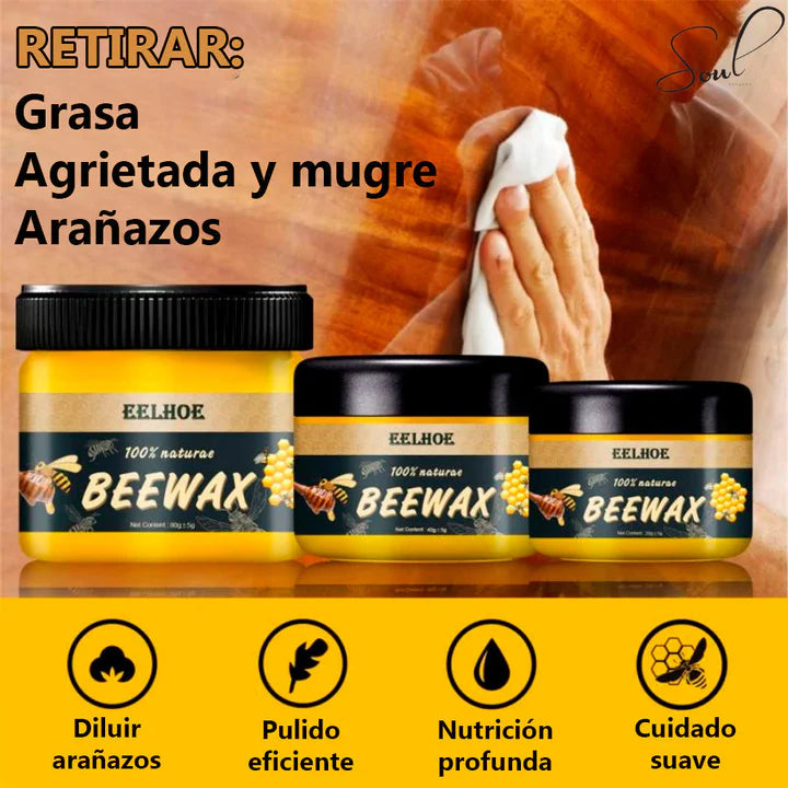 BEEWAX™ - RESTAURADOR Y ABRILLANTADOR  DE MADERA 100% NATURAL